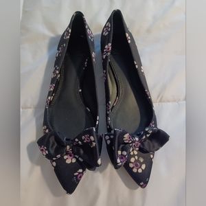 Tory Burch Rosalind floral satin flats